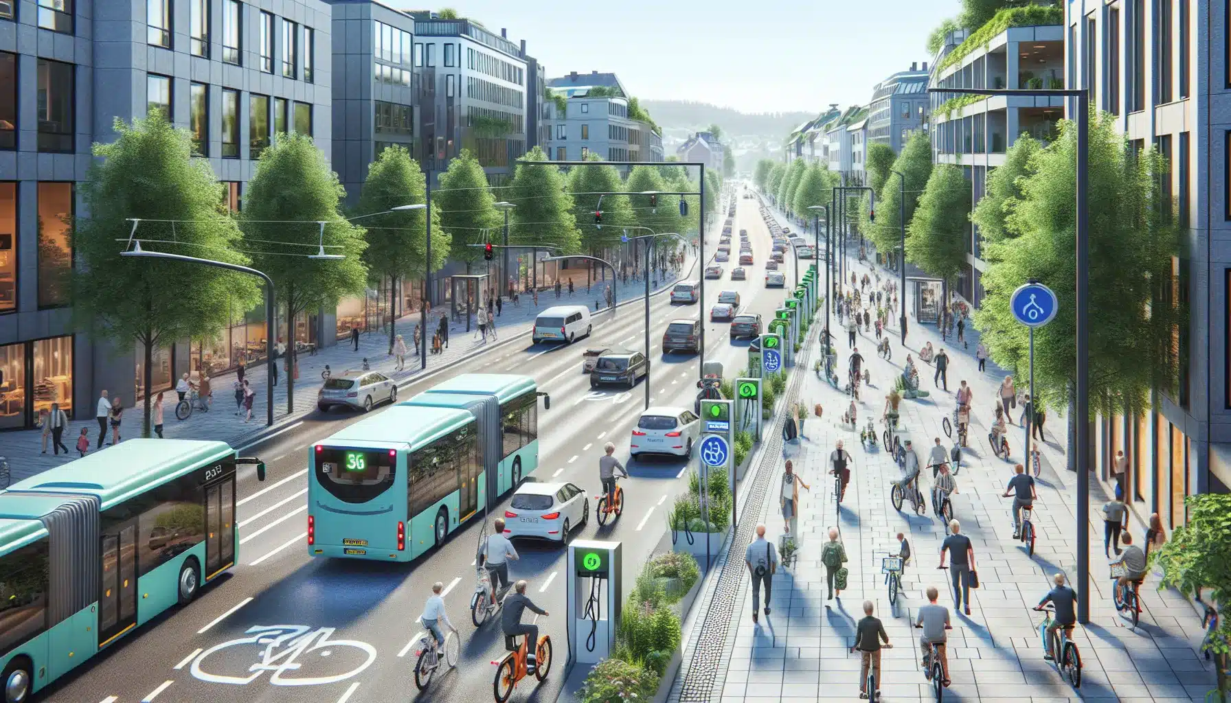 Gr&oslash;nn transport: elbiler og kollektivtrafikk i norge &ndash; fordeler, utfordringer og tips &ndash; illustrasjon 1