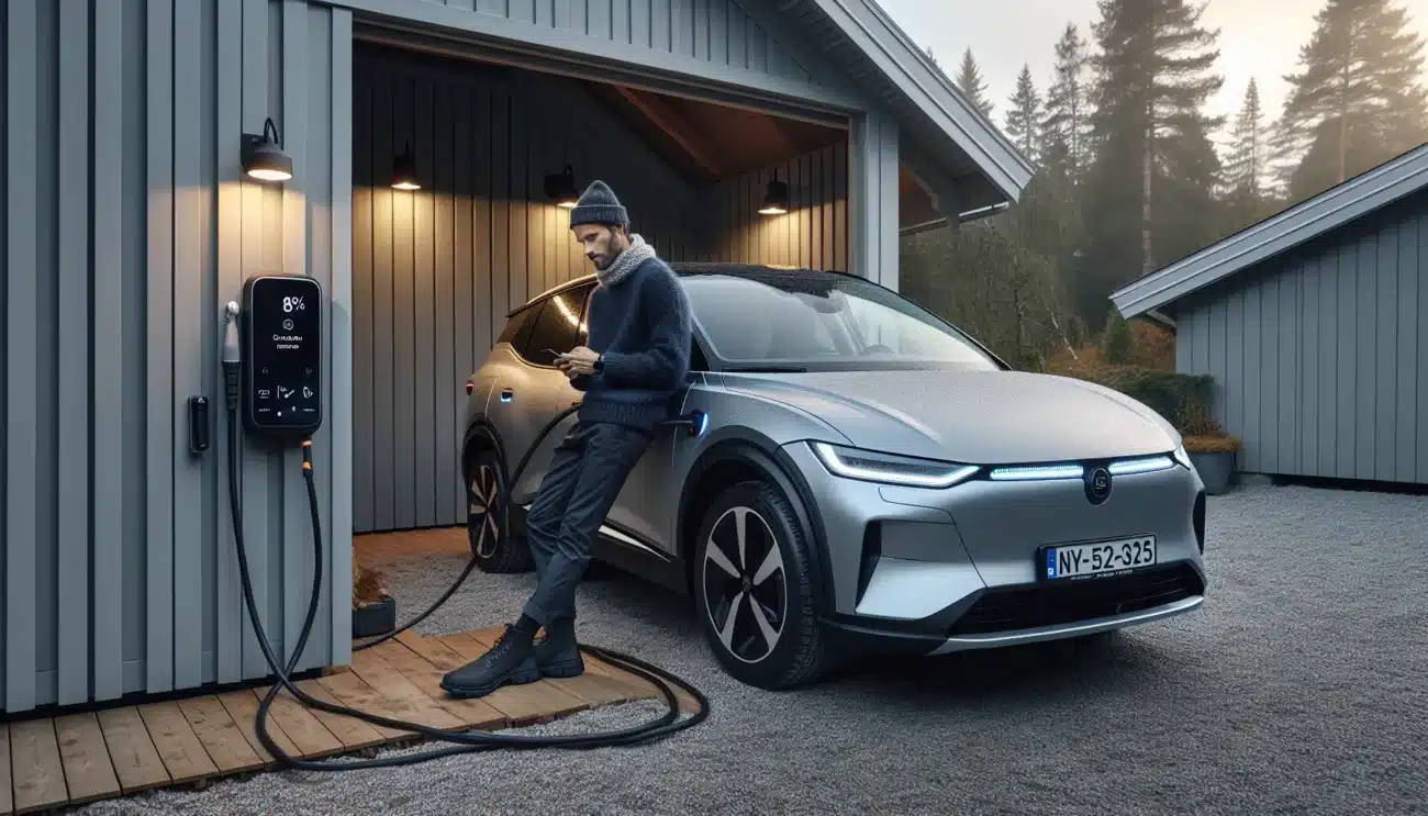 Norwegian ev owner sets 80 charge limit while ac charging at home