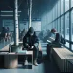 Norwegian teen speaking with a school counselor phone and school notes nearby